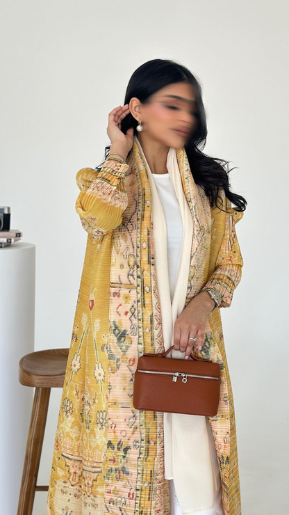 Marigold Meadows Abaya | EL DESIGNS