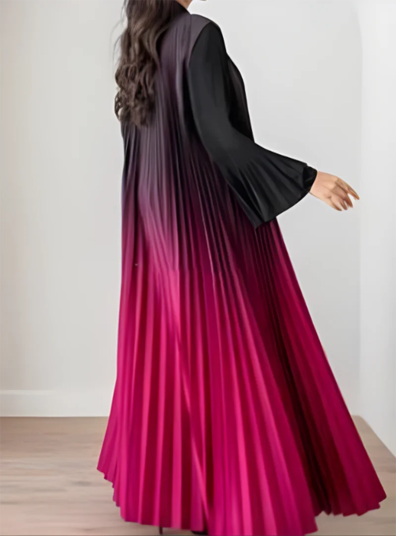 Hibiscus Blaze Abaya | EL FLAIRS